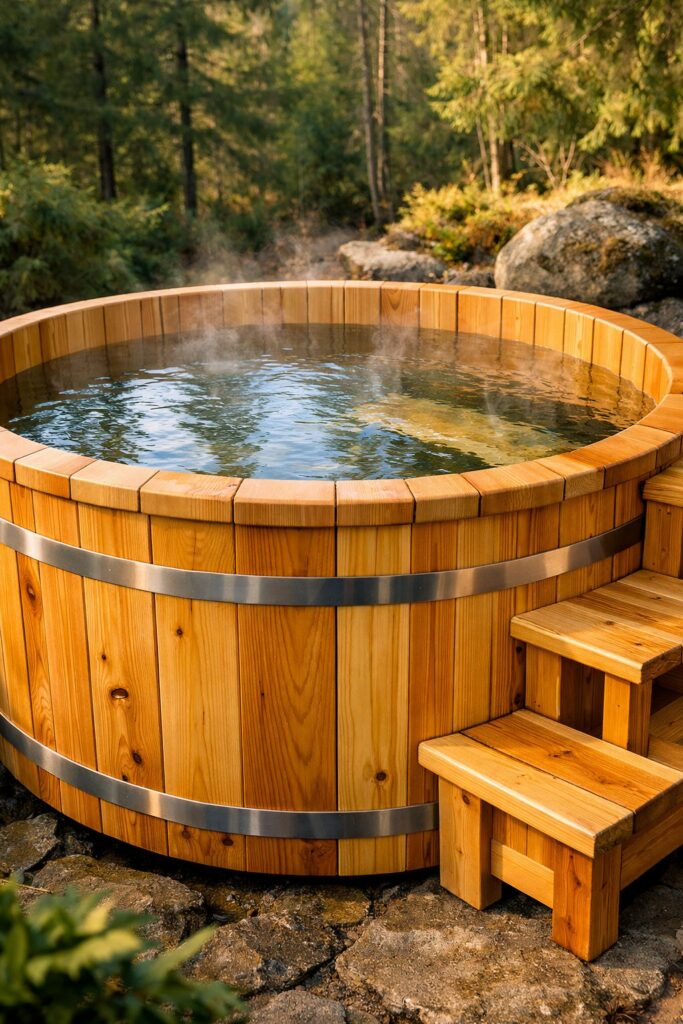 Alaskan Yellow Cedar Tub for Durability