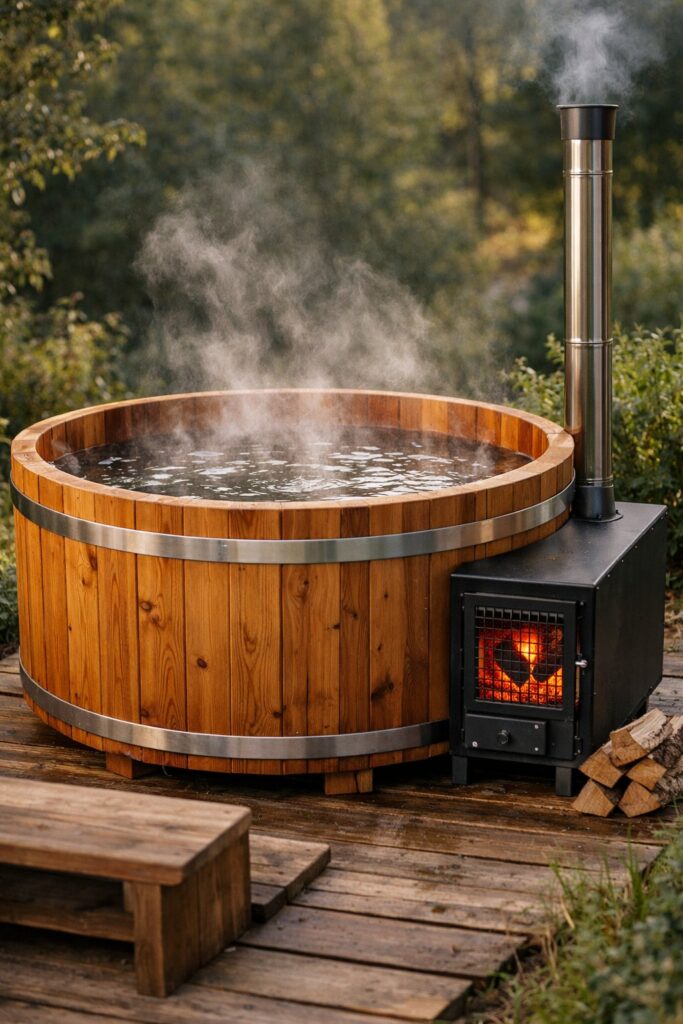 Portable Wood Fired Hot Tub Kit