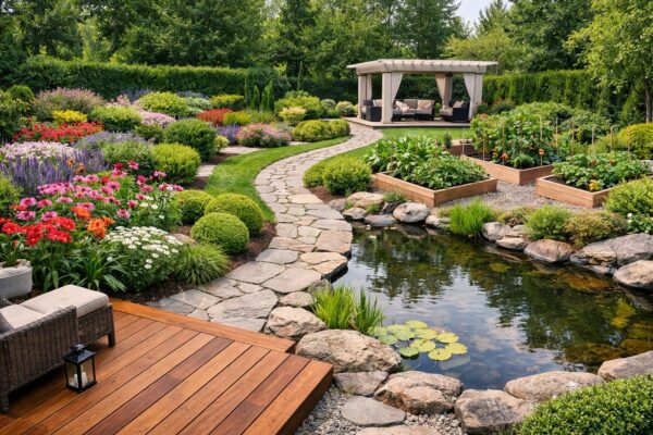 50 Gartengestaltung Ideen