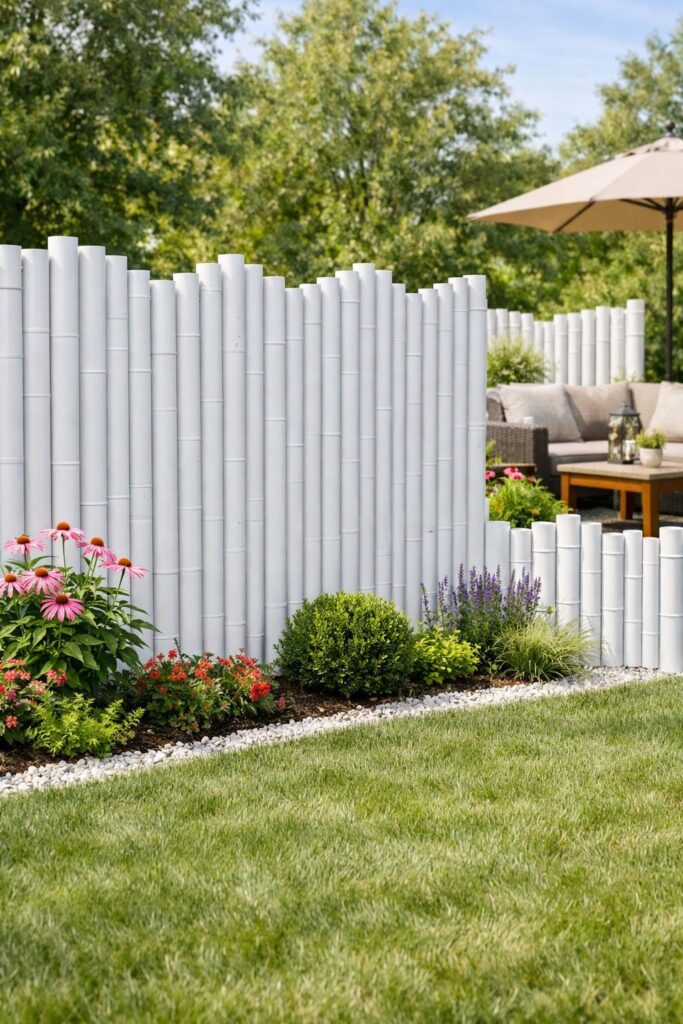 PVC Pipe Privacy Screens