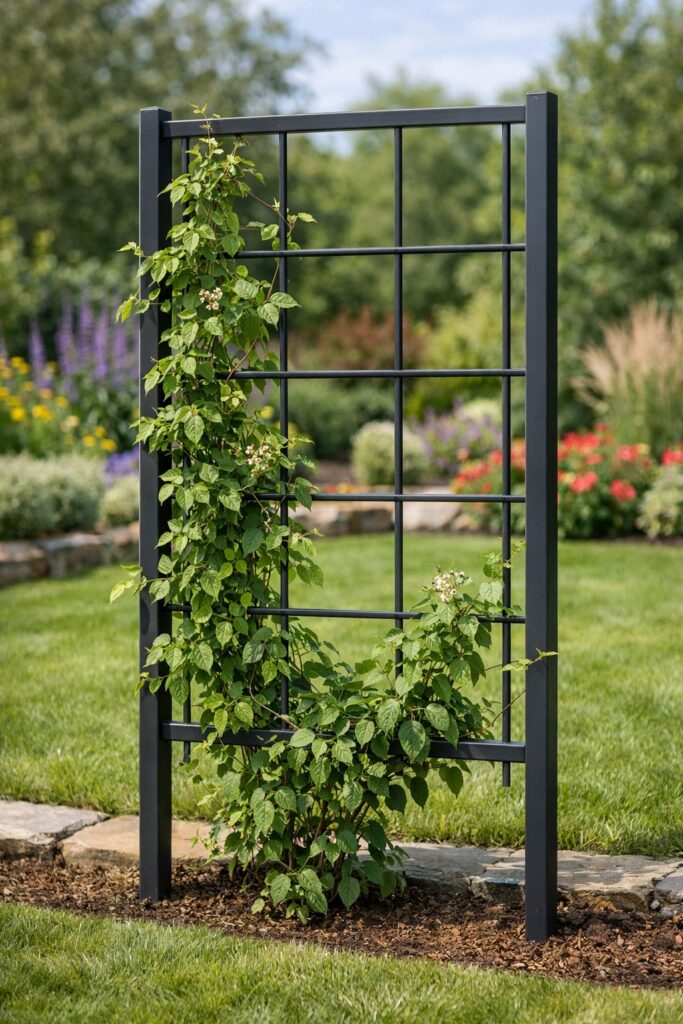 Rankgitter für Kletterpflanzen aus Metall