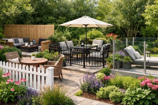 Patio Fence Ideas to Transform Your Outdoor Space-Friendly
