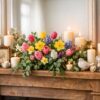 Spring Mantel Decorating Ideas to Brighten Your Home with Fresh