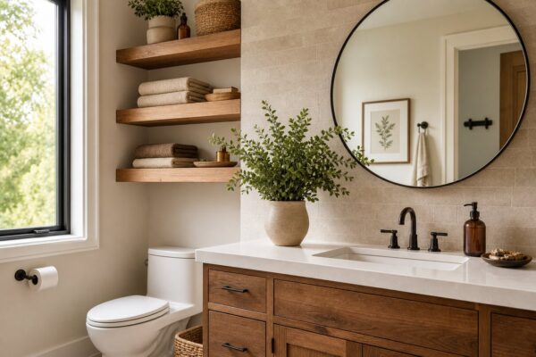 Earth Tone Guest Bathroom Decor Hacks To Wow Visitors